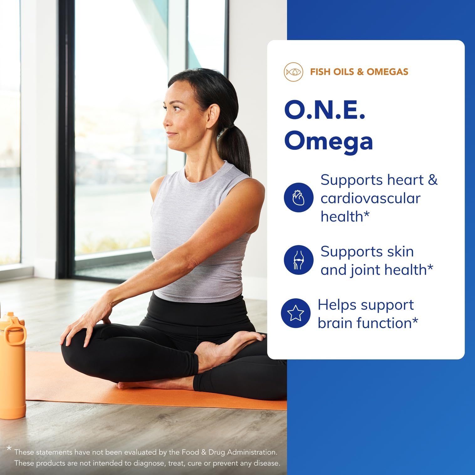 Pure Encapsulations One Omega label highlighting EPA and DHA content