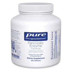 Pure Encapsulations Pancreatic Enzyme Formula bottle with 180 capsules