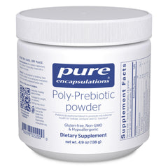 Pure Encapsulations Poly-Prebiotic Powder container and scoop