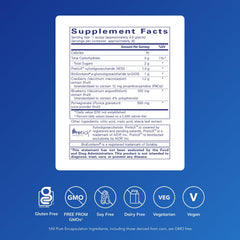 Close-up of Poly-Prebiotic Powder label highlighting Akkermansia muciniphila targeting