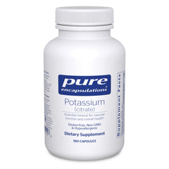 Pure Encapsulations Potassium (Citrate) 180-capsule bottle