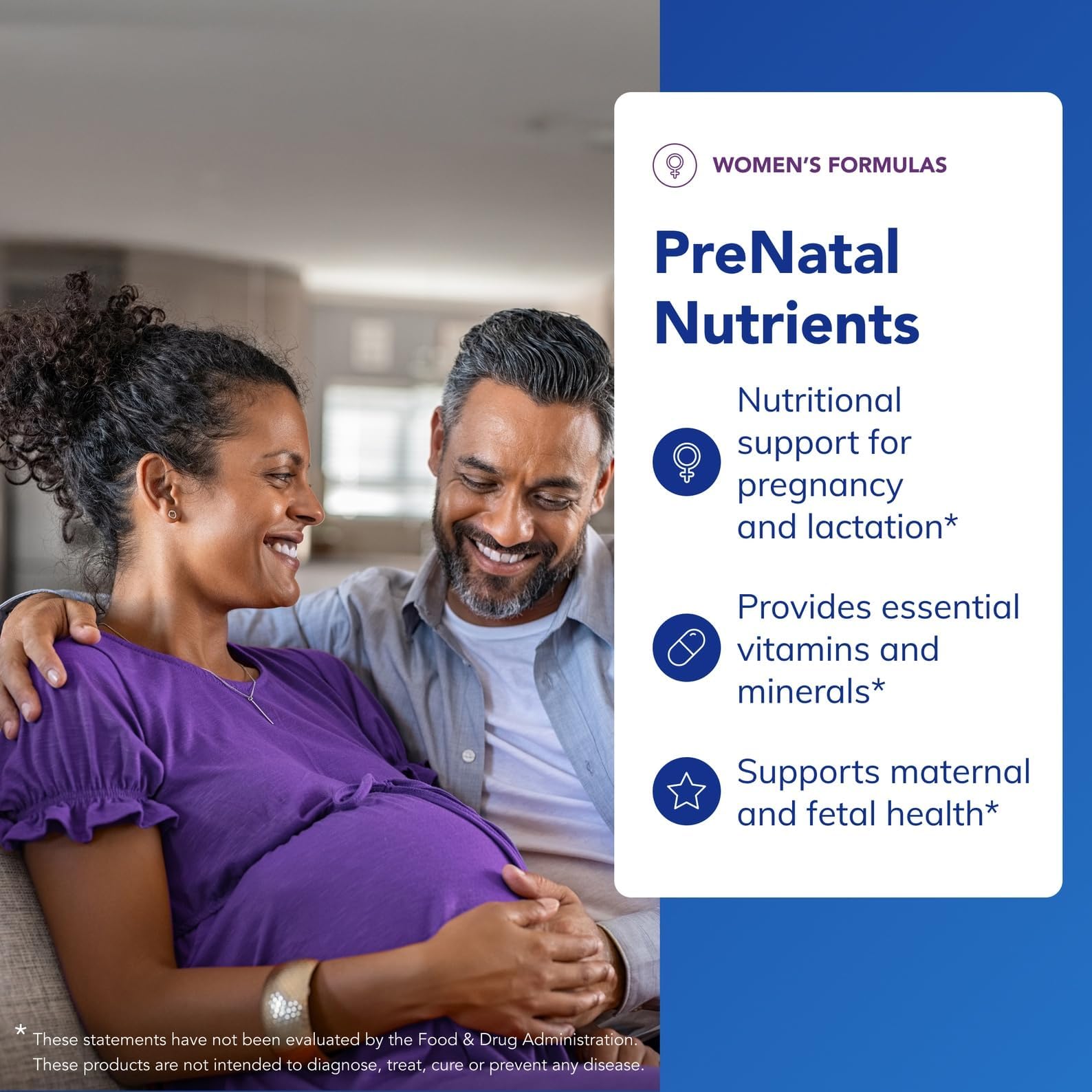 Several PreNatal Nutrients capsules displayed