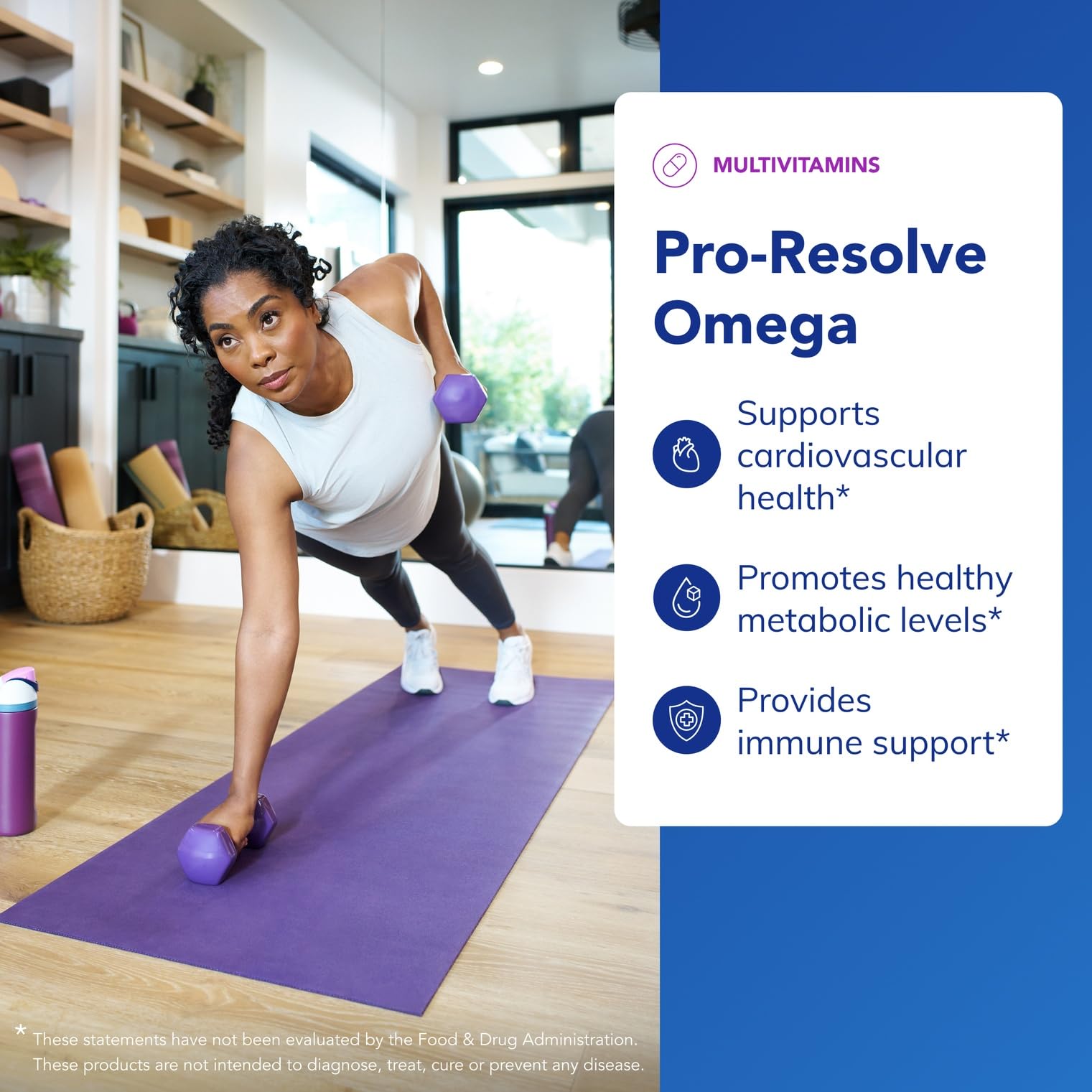 Pure Encapsulations Pro-Resolve Omega label close-up with DPA details.
