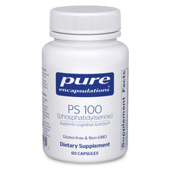 Pure Encapsulations PS 100 bottle front – phosphatidylserine supplement