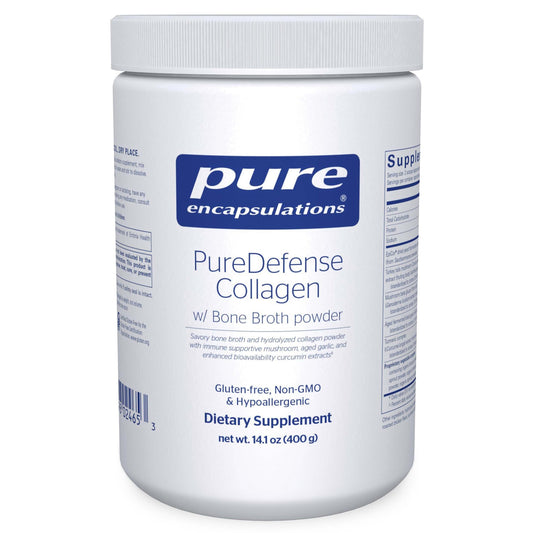 PureEncapsulations PureDefense Collagen with Bone Broth bottle, 14.1 oz
