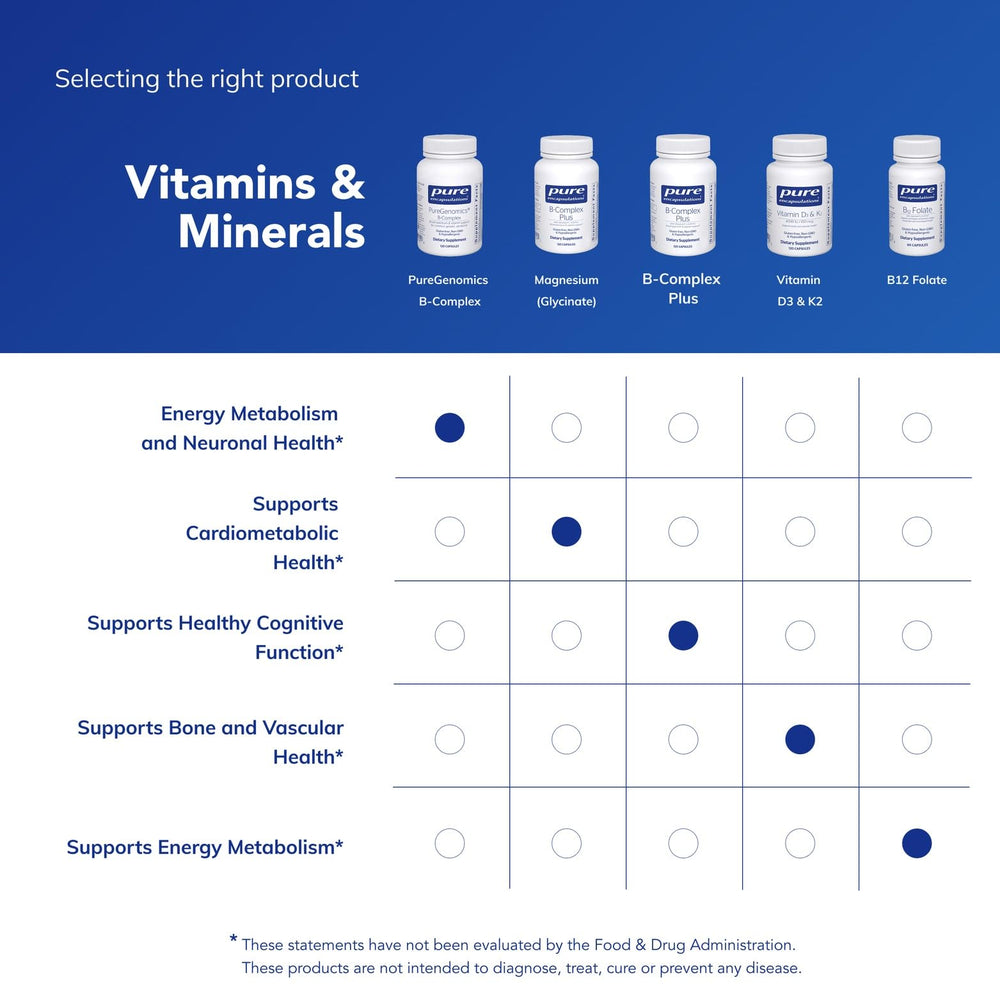 Supplement facts panel and capsules on a neutral background
