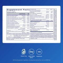 Close-up of PureResponse Exclusive label on bottle