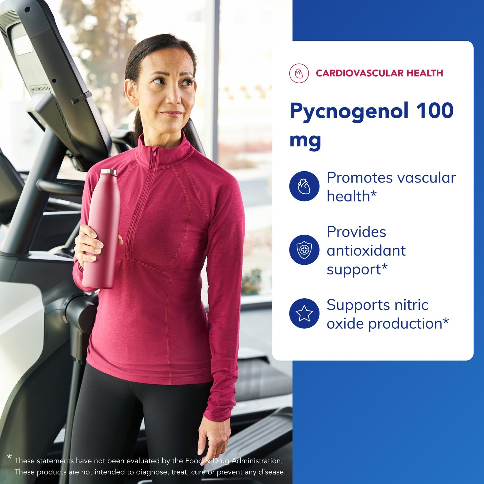Pure Encapsulations Pycnogenol 100 mg label communicates hypoallergenic formulation.