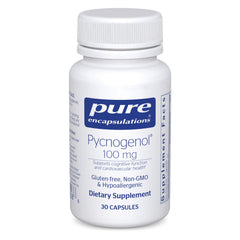 Pure Encapsulations Pycnogenol 100 mg bottle and capsules