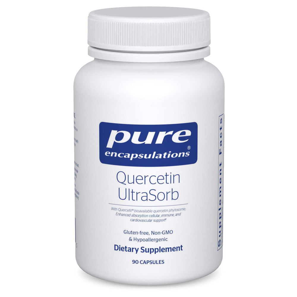 Bottle of Pure Encapsulations Quercetin UltraSorb 90 capsules