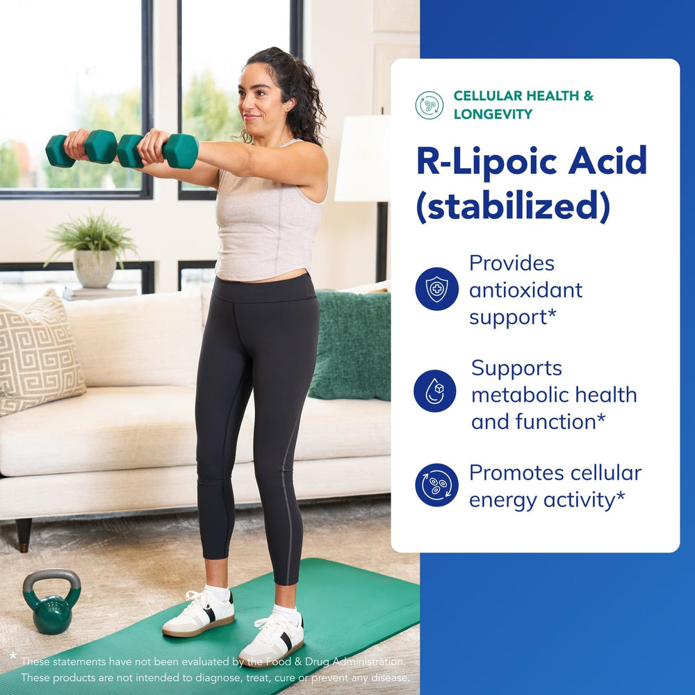 Pure Encapsulations R-Lipoic Acid (Stabilized) capsules for daily antioxidant support