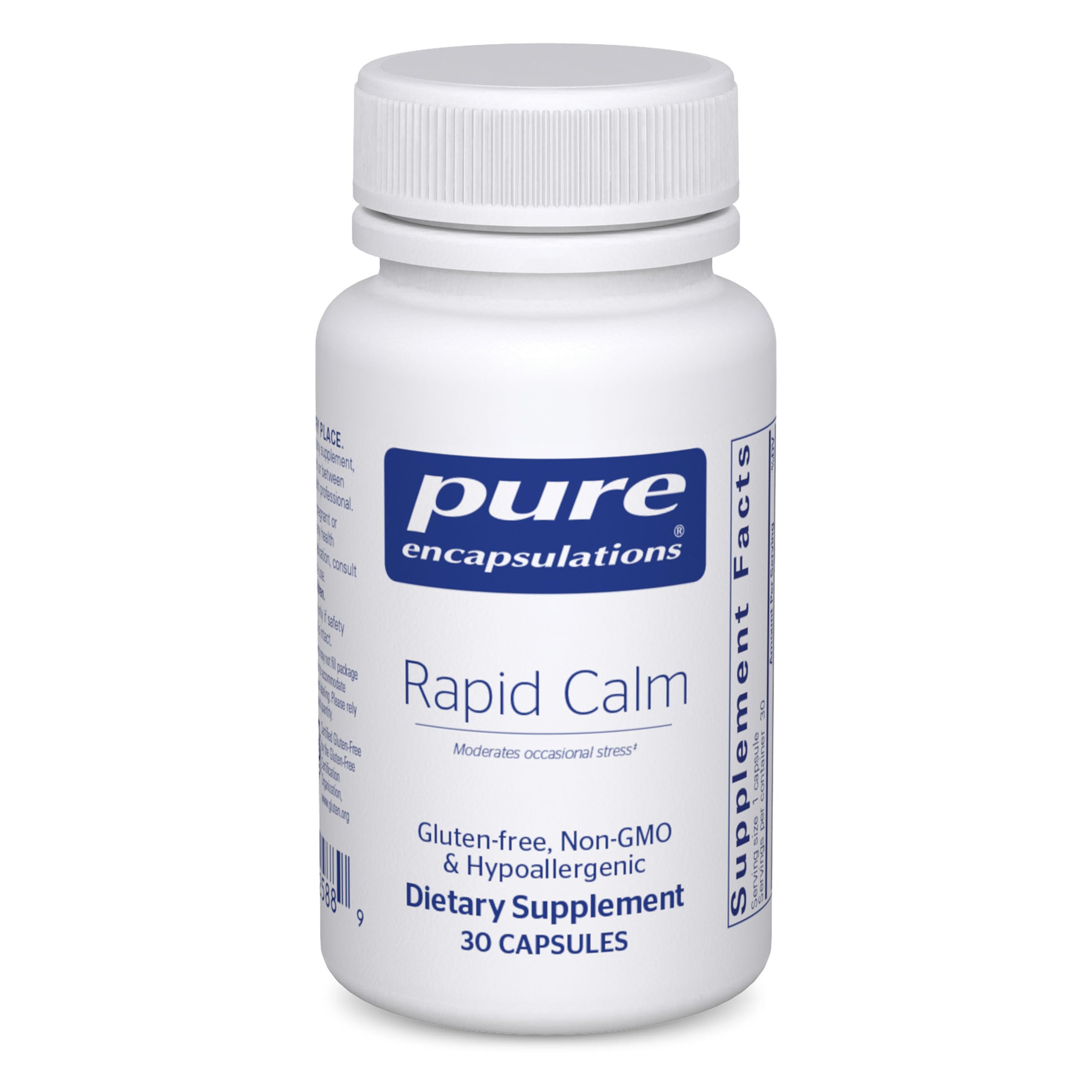 Pure Encapsulations Rapid Calm bottle for daily stress support