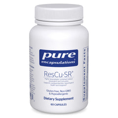 Pure Encapsulations ResCu-SR 60 capsules bottle front
