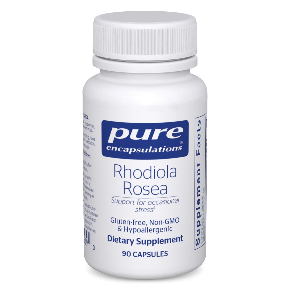 Pure Encapsulations Rhodiola Rosea 90-capsule bottle - hero image