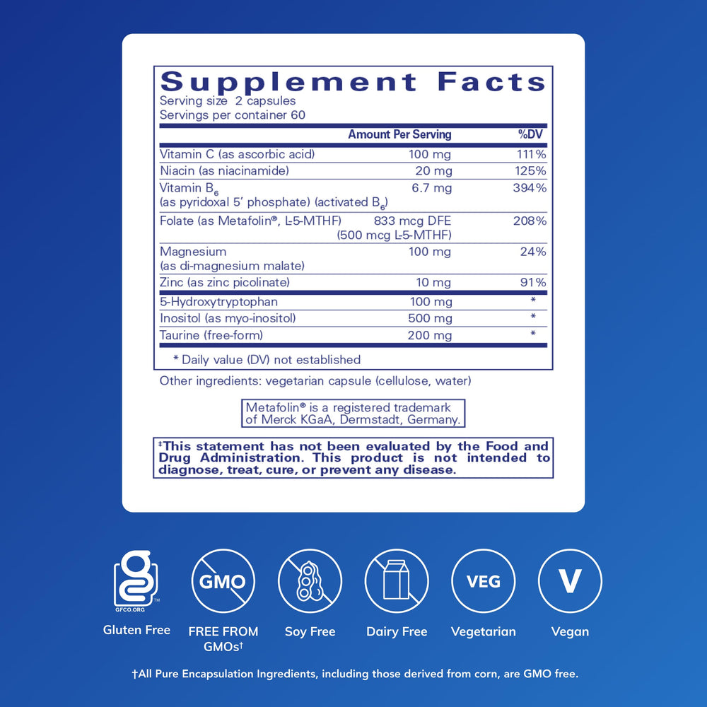 Front label of Pure Encapsulations SeroPlus bottle