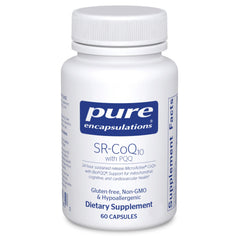 Hero image: Pure Encapsulations SR-CoQ10 with PQQ Heart Health 60 Capsules
