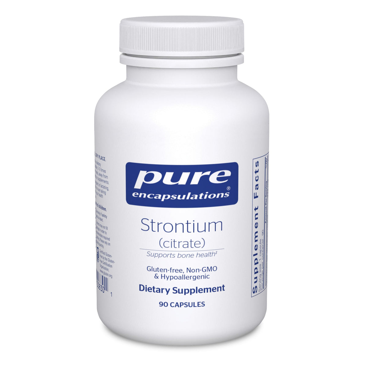 Pure Encapsulations Strontium (Citrate) 90 capsules bottle