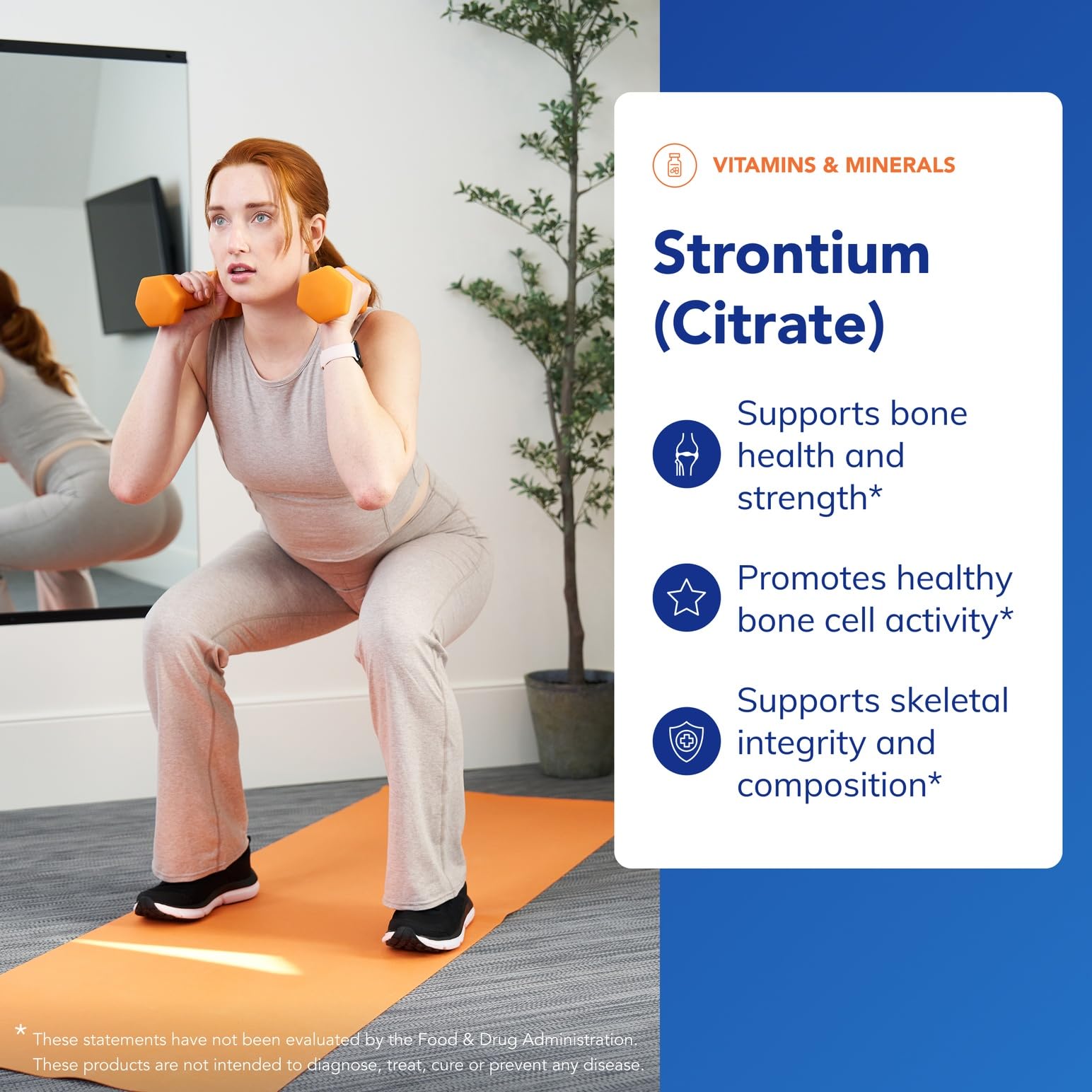 Close-up view of Pure Encapsulations Strontium (Citrate) capsules