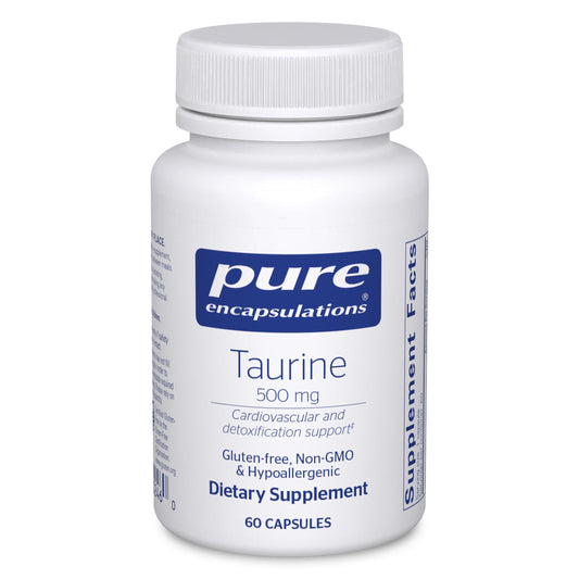 Pure Encapsulations Taurine 500 mg bottle