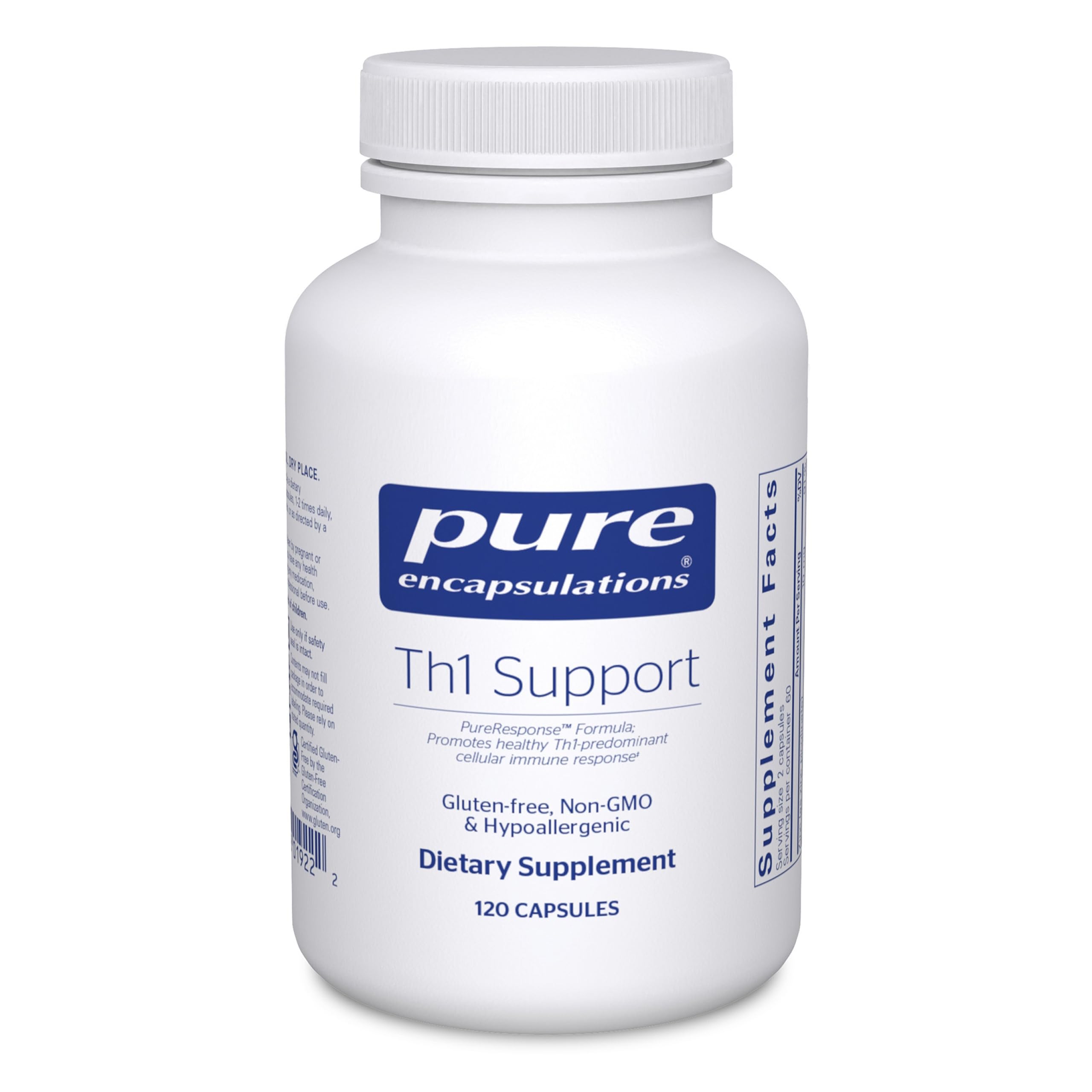 Pure Encapsulations Th1 Support bottle on white background