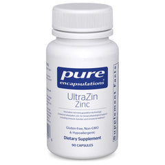 Pure Encapsulations UltraZin Zinc bottle label