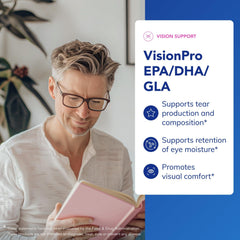 VisionPro label ingredients emphasize ultra-pure fish oil and borage oil.