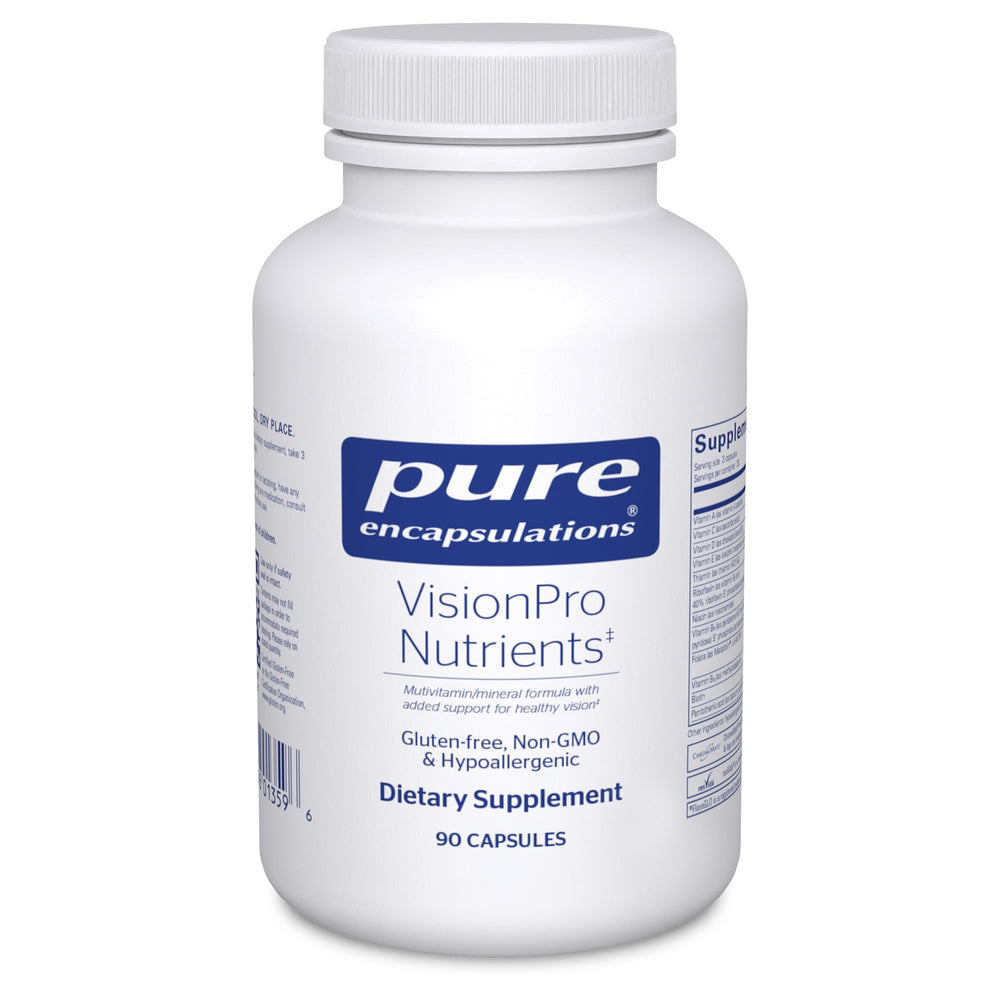 Bottle of VisionPro Nutrients supplement by Pure Encapsulations