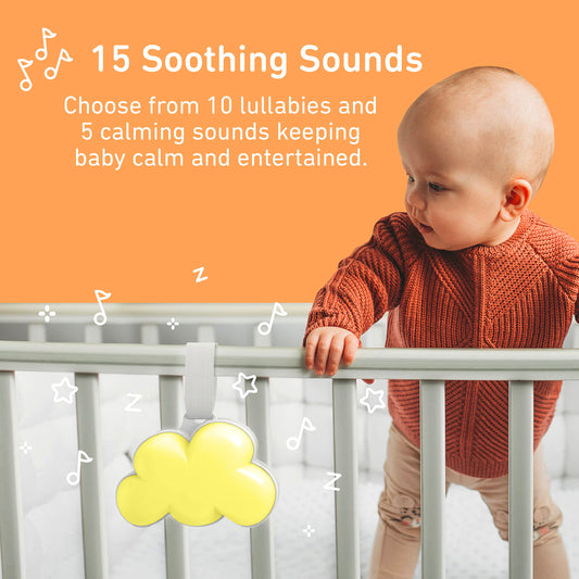 Pure Enrichment PureBaby Cloud night light with color cycle provides gentle nursery glow.