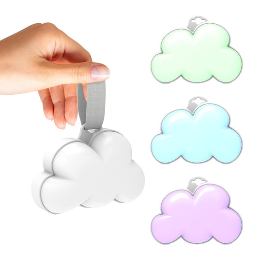 Pure Enrichment PureBaby Cloud sound machine for on-the-go baby soothing and sleep support.