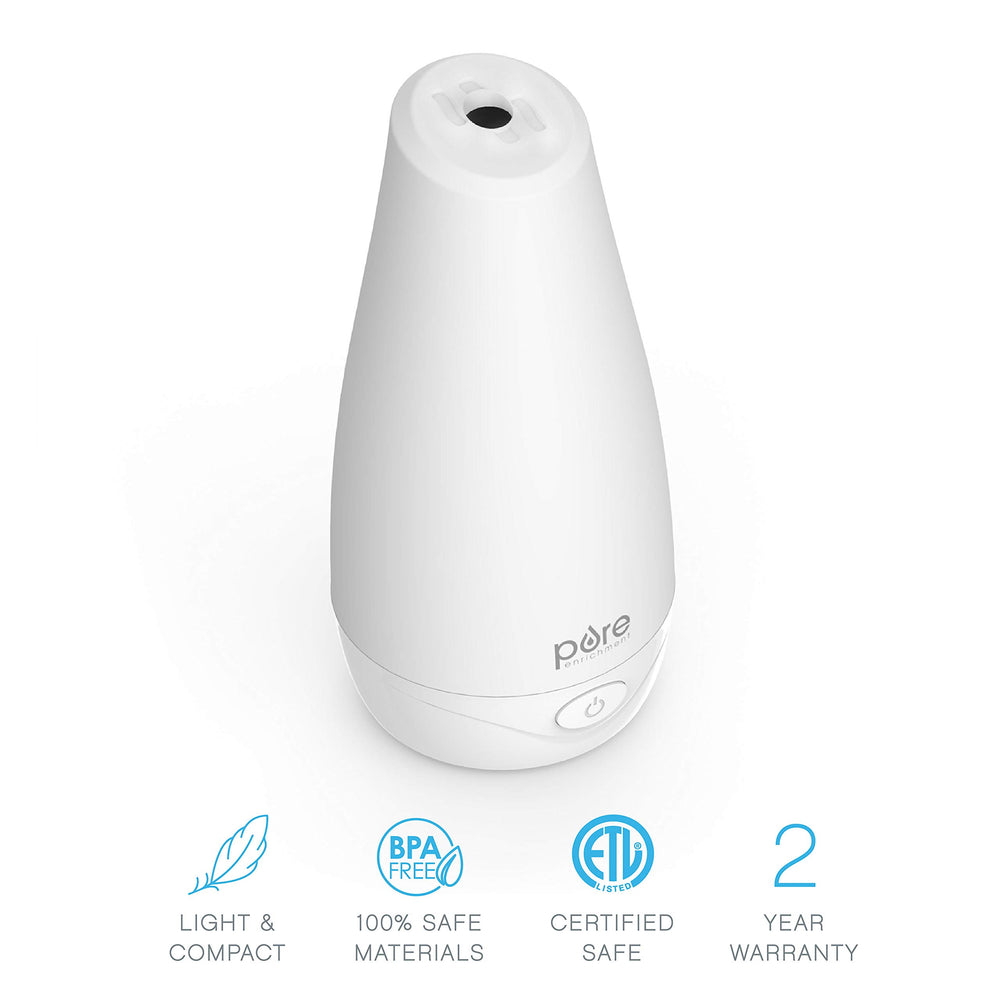PureSpa mood light feature with color-changing LEDs