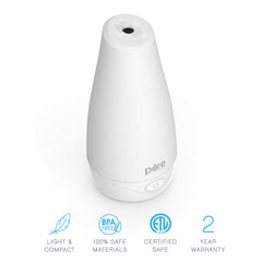 PureSpa mood light feature with color-changing LEDs