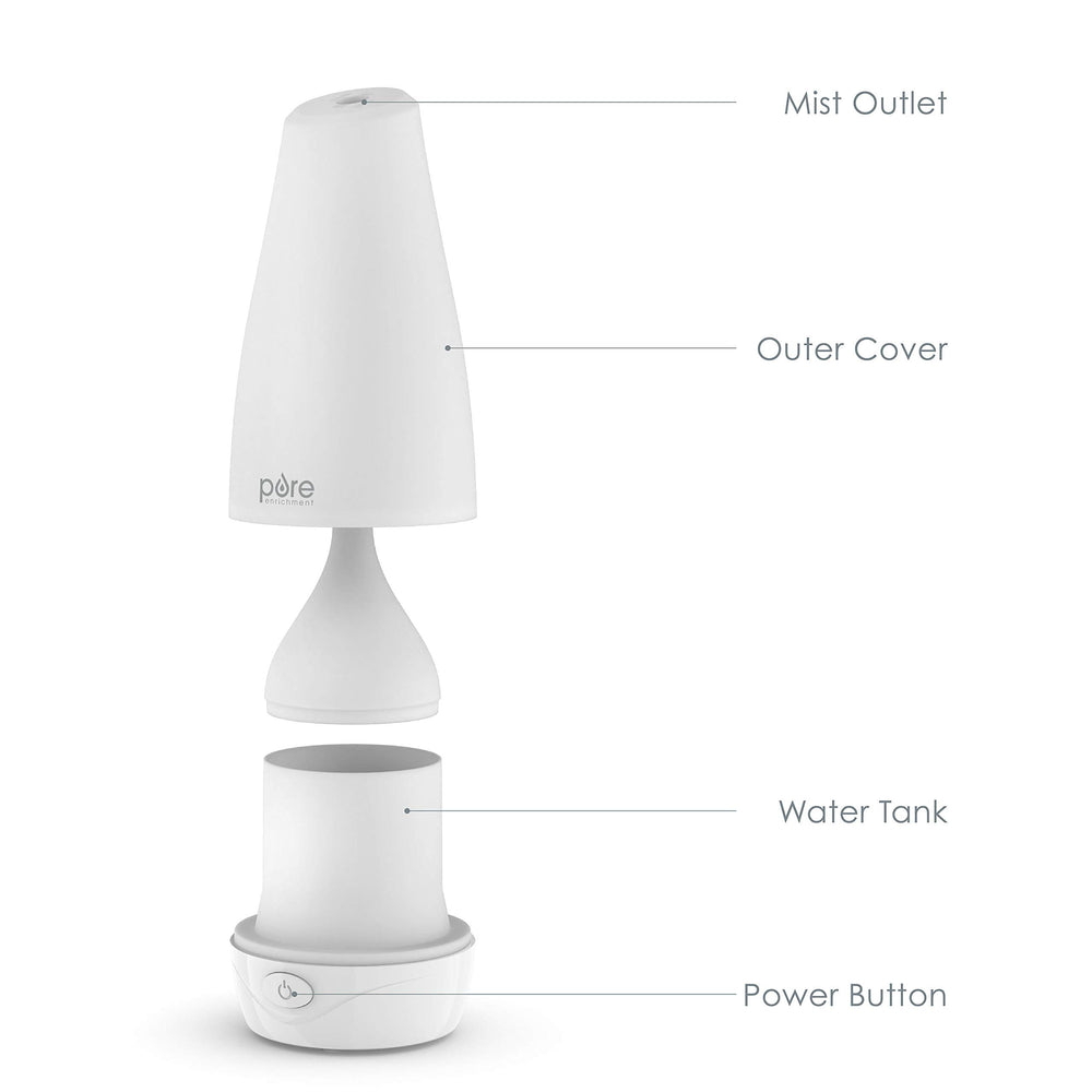 Diffuser with included AC adapter and water measuring cup