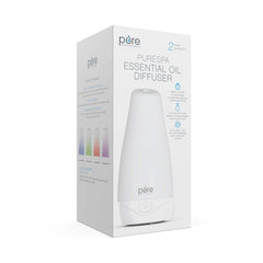 Packaging and warranty information for PureSpa diffuser