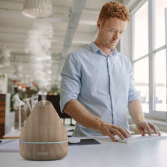 Whisper-quiet ultrasonic diffuser in living room