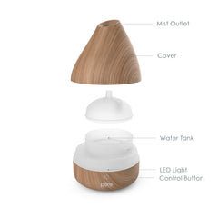 Diffuser deodorizing a room with essential oils