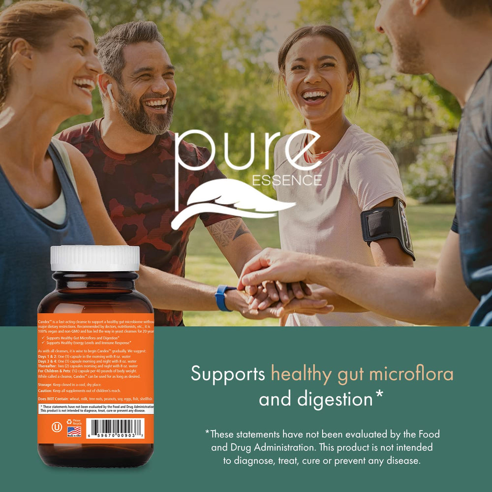 Pure Essence Labs brand crest on packaging for premium quality.