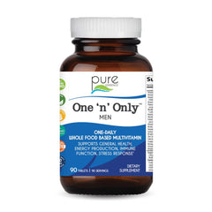 Pure Essence Labs One N Only Multivitamin for Men bottle and packaging