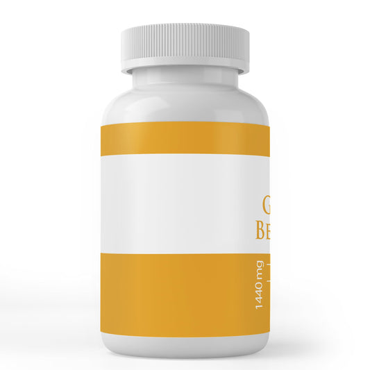 Close-up of berberine capsules inside the bottle