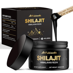 Front view of Pure Himalayan Shilajit Resin 60g