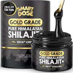 Pure Himalayan Shilajit Resin Large 50g Jar with 125 Servings