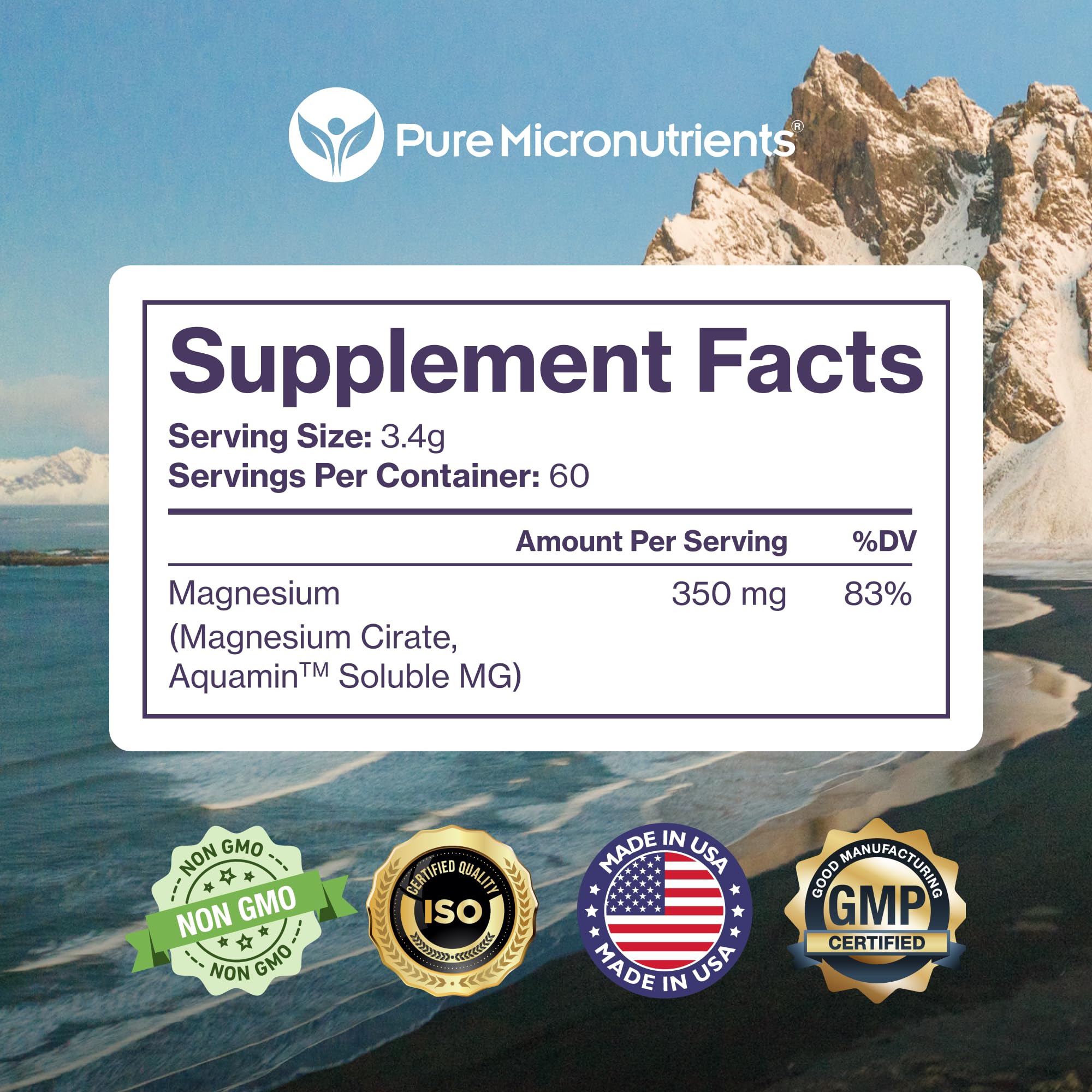 Aquamin Mg bottle and supplement packaging