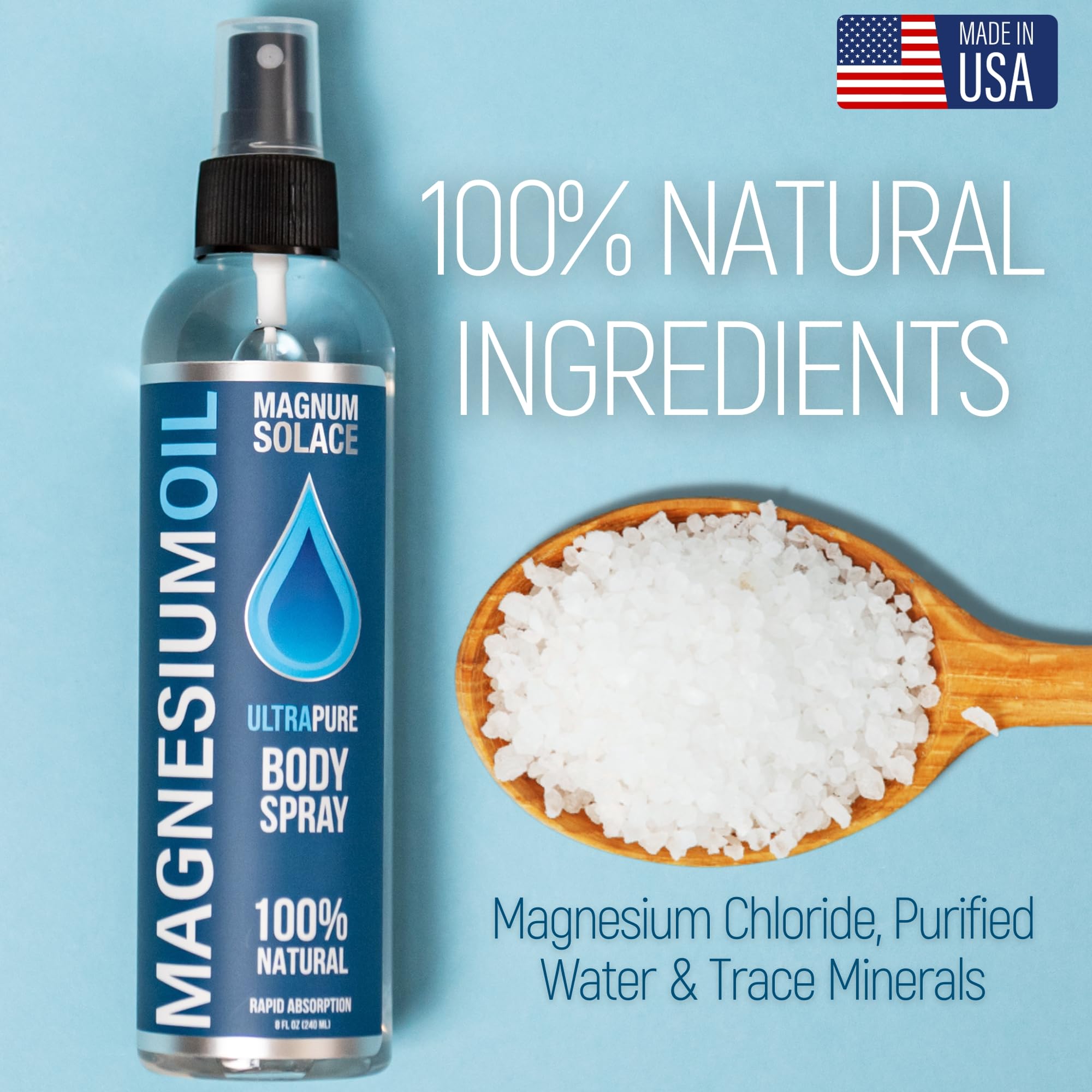 Eco-friendly packaging for sea-sourced magnesium oil