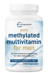 Bottle of Pure Methylated Multivitamin for Men – 240 capsules