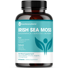 Bottle of Pure Micronutrients Irish Sea Moss Capsules