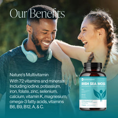 Vegan, Kosher and Halal friendly Sea Moss capsules
