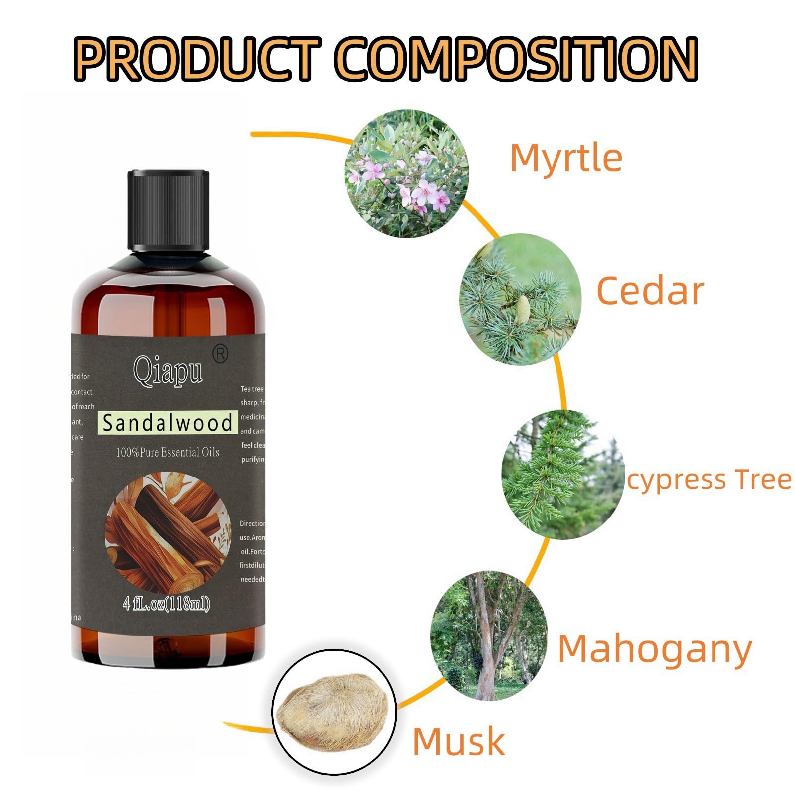 Peppermint essential oil bottle beside leaves