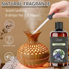 Set of essential oil bottles for aromatherapy collection