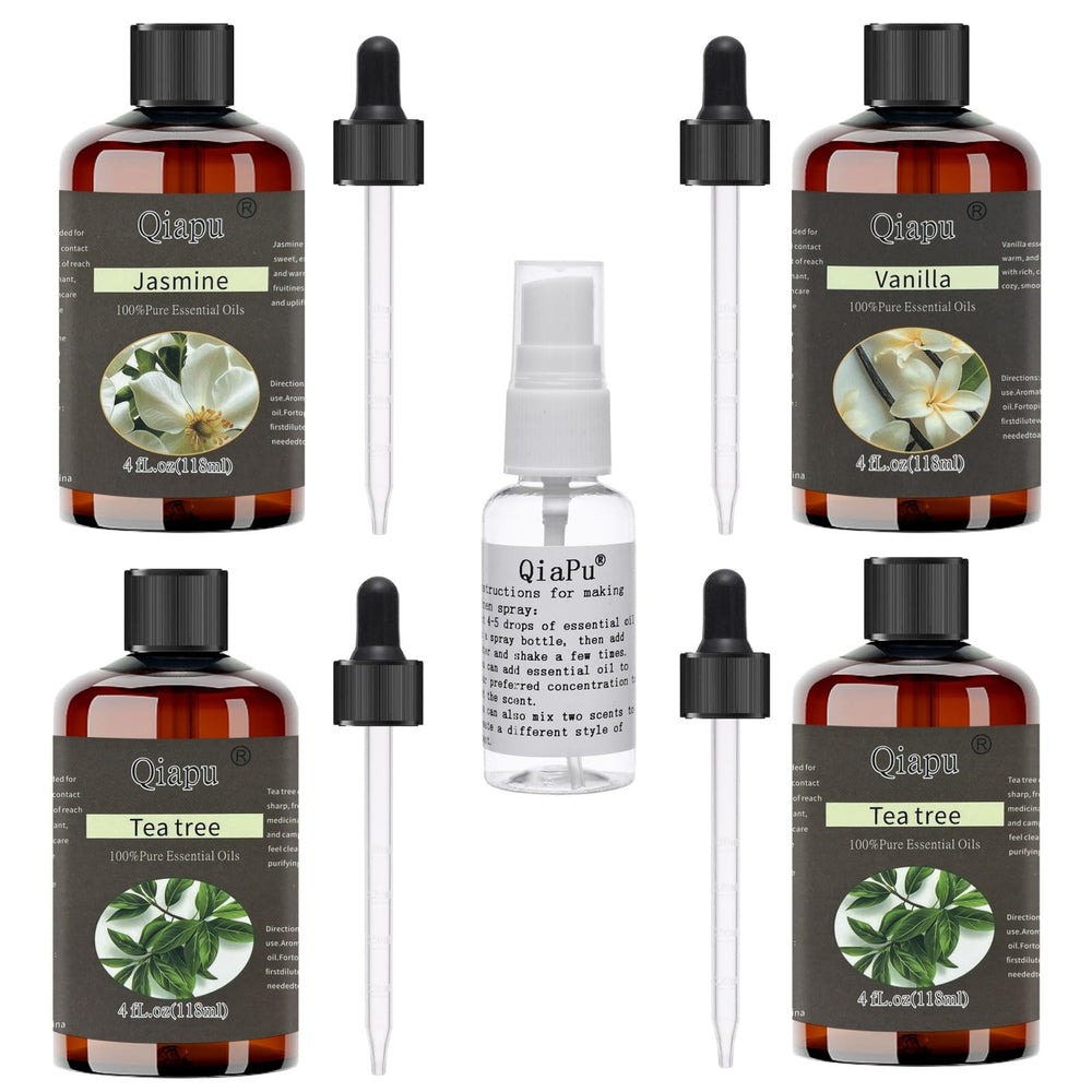 Dropper bottle of pure natural aromatherapy essential oil for diffusers