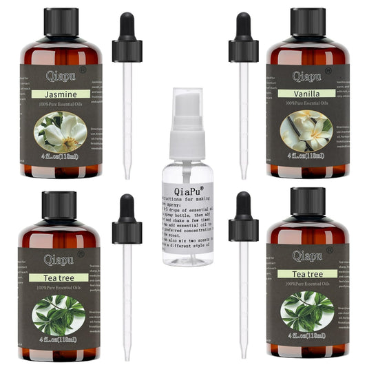 Dropper bottle of pure natural aromatherapy essential oil for diffusers