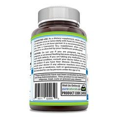 Close-up of Red Yeast Rice capsules with CoQ10